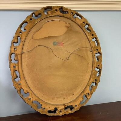 #169B Antique Photo in and Old Wood Frame 