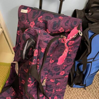 #182B  (2) Rolling Suit Cases