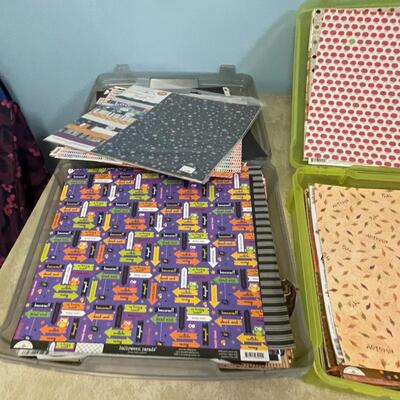 #186B 2 More Paper Trays - Halloween and Autumn 