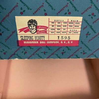 #192B Sleeping Beauty Madame Alexander - #1595