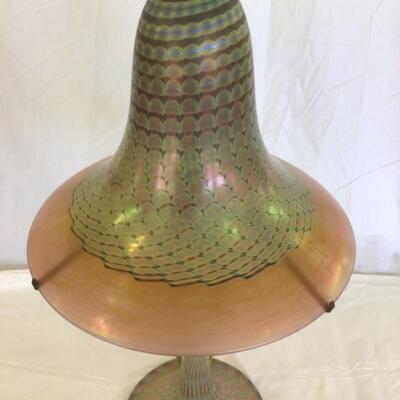 948- Fravrile  Art Glass Lamp