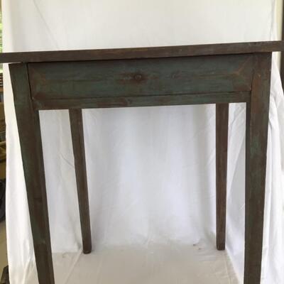 974-Primitive Mixed Woods Table