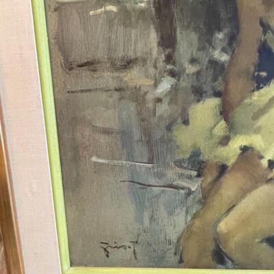 Ballerina framed art