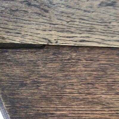 972-Small Oval English Gate Leg w/Barley Twist Legs