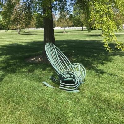 966-Folk Art Rocker