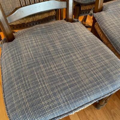 8 custom Calico Curtains cushions for chairs