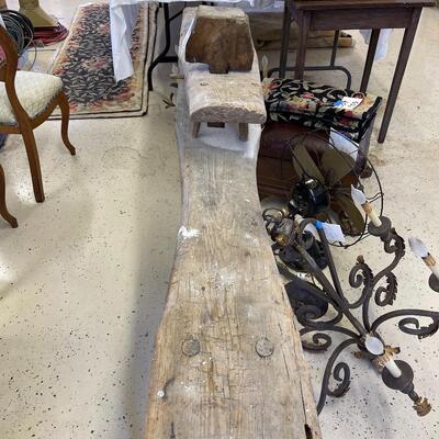 933-Primitive Animal Skinning Bench?