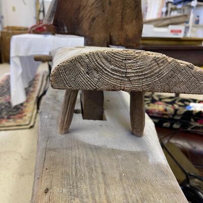 933-Primitive Animal Skinning Bench?