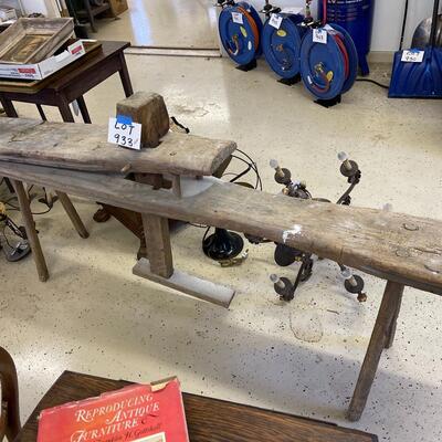933-Primitive Animal Skinning Bench?