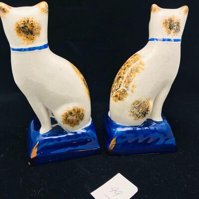 Staffordshire Style Cats (2)