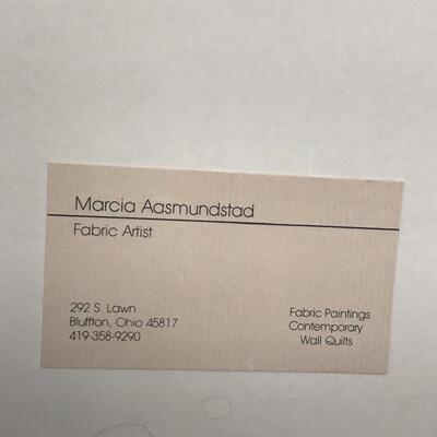 Marcia Aasmundstad Fabric Art Feamed