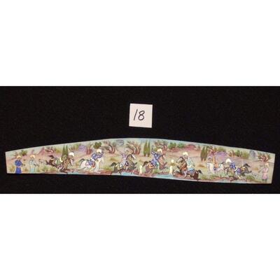 Persian wall art miniature on bone painting 9"x2", ABCPM0171, 
https://zandirugs.com/ 
Make an Offer!! We accept your...