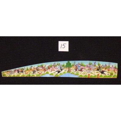 Persian miniature on bone painting 9"x2", ABCPM0168, 
https://zandirugs.com/ 
Make an Offer!! We accept your Reasonable offer.Â 