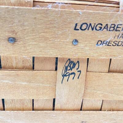 LONGABERGER 1997 TRADITIONS COLLECTION FELLOWSHIP BASKET W/ LID