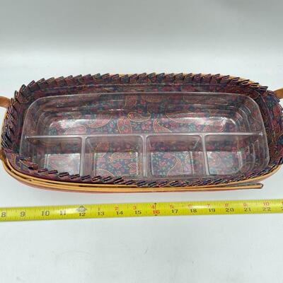 LONGABERGER 1997 FATHERâ€™S DAY PERSONAL ORGANIZER BASKET
