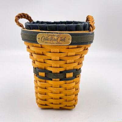 LONGABERGER 2001 COLLECTORâ€™S CLUB â€œRENEWALâ€ BASKET
