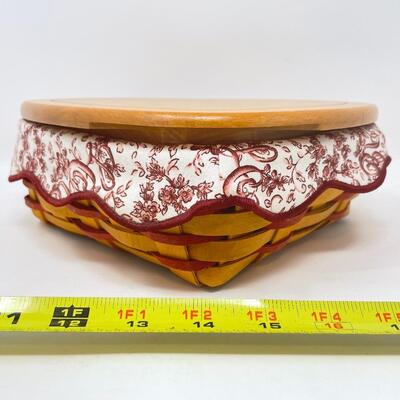 LONGABERGER 1999 SMALL â€œLOVE LETTERSâ€ SWEETHEART BASKET