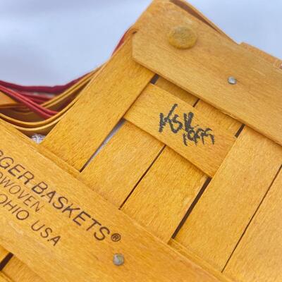 LONGABERGER 1999 SMALL â€œLOVE LETTERSâ€ SWEETHEART BASKET
