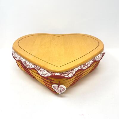 LONGABERGER 1999 LARGE â€œLOVE LETTERSâ€ SWEETHEART BASKET