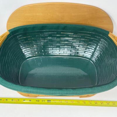 LONGABERGER 2002 WORKLOAD BASKET W/LID