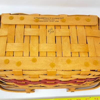 LONGABERGER 1996 â€œHOLIDAY CHEERâ€ CHRISTMAS COLLECTIONS BASKET