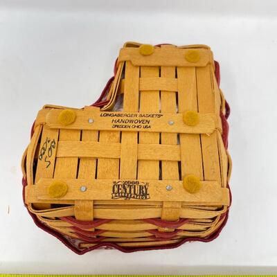 LONGABERGER 2000 SWEETHEART â€œLITTLE LOVEâ€ BASKET W/ PICTURE LID
