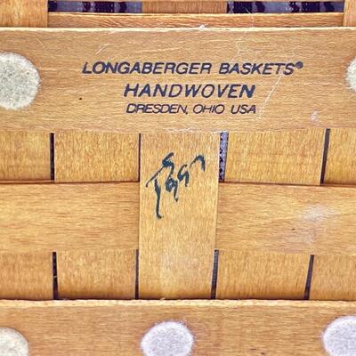 LONGABERGER 1997 SWEETHEART â€œSWEET TREATSâ€ BASKET
