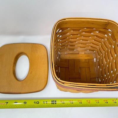 LONGABERGER 1994 FATHERâ€™S DAY TISSUE BASKET