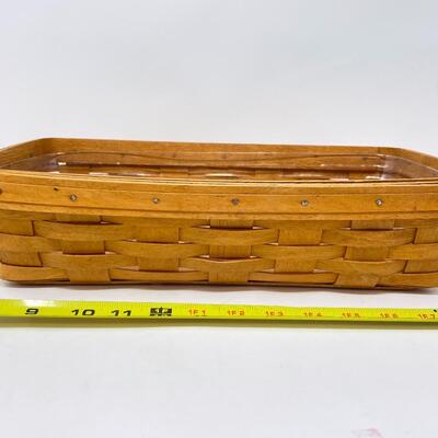 LONGABERGER 1992 BREAD BASKET W/ 2 DIVIDERS