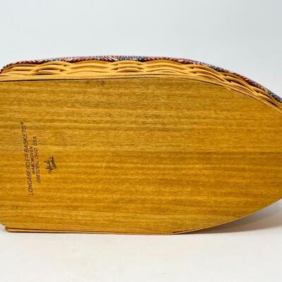 LONGABERGER 2002 â€œROW YOUR BOATâ€ BASKET W/ 2 DIVIDERS