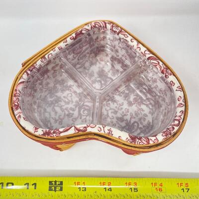 LONGABERGER 2000 SWEETHEART â€œLITTLE LOVEâ€ BASKET
