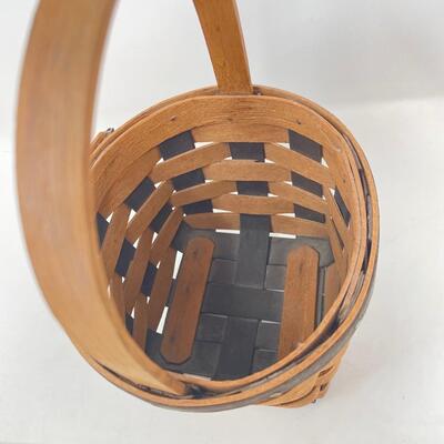 LONGABERGER 1988 BLACK & BROWN SMALL BASKET