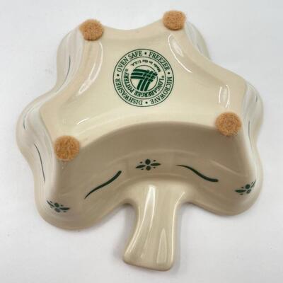 LONGABERGER POTTERY SHAMROCK RAMEKIN
