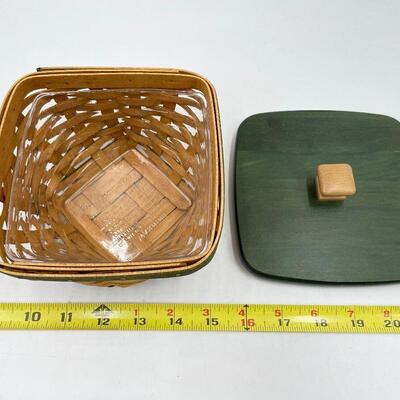 LONGABERGER 2006 â€œLUCKY TWISTâ€ BASKET W/ LID
