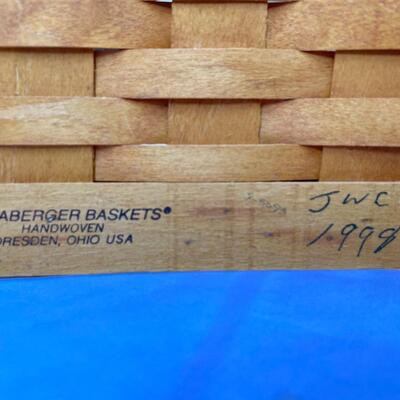 LONGABERGER 1999 HOSTESS SUNROOM SLEEVE BASKET - LARGE!