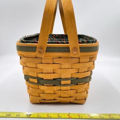 LONGABERGER 1995 CHRISTMAS COLLECTION â€œCRANBERRYâ€ BASKET