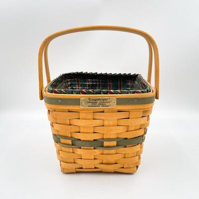 LONGABERGER 1995 CHRISTMAS COLLECTION â€œCRANBERRYâ€ BASKET