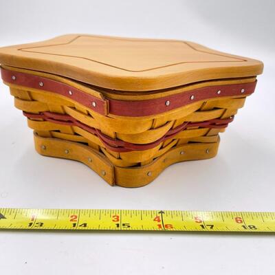 LONGABERGER 2001 STAR BOX W/LID