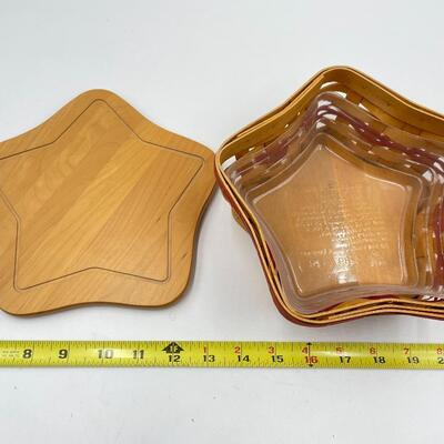 LONGABERGER 2001 STAR BOX W/LID