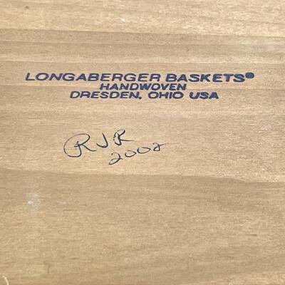 LONGABERGER 2002 CORNER BASKET #2
