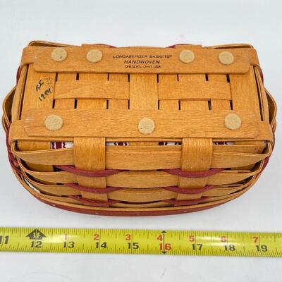 LONGABERGER 1994 SWEETHEART â€œBE MINEâ€ BASKET