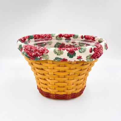 LONGABERGER 2002 MAY SERIES â€œGERANIUMâ€ - SIGNED BY BONNIE LONGABERGER 