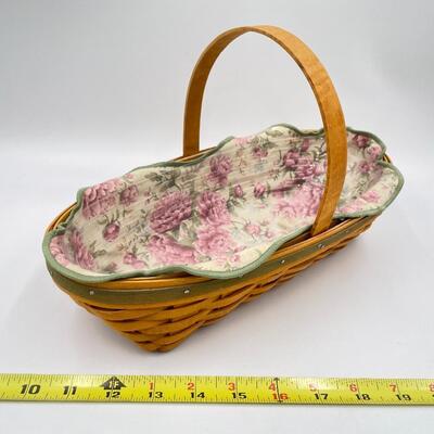 LONGABERGER 2001 MAY SERIES â€œPEONYâ€ BASKET