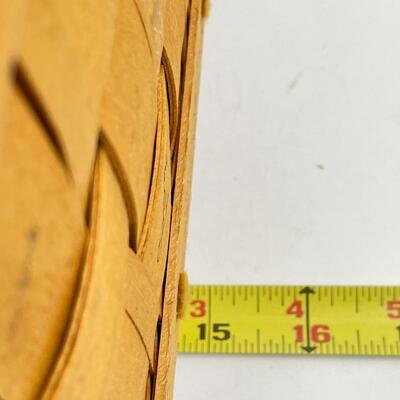 LONGABERGER 2001 SQUARE TRAY BASKET