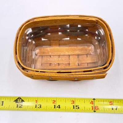 LONGABERGER 1994 FATHERâ€™S DAY BUSINESS CARD BASKET