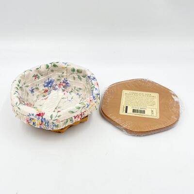 LONGABERGER 2003 â€œSAGEâ€ BASKET W/ LID