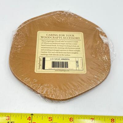 LONGABERGER 2003 â€œSAGEâ€ BASKET W/ LID