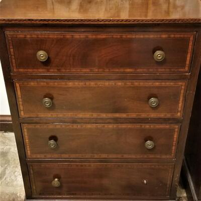 Lot #8  Pair of Charming Chests with Inlay