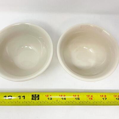 LONGABERGER POTTERY WOVEN TRADITIONS SMALL HARVEST GREEN BOWLS