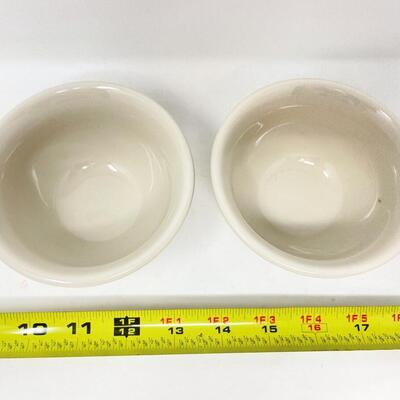 LONGABERGER POTTERY WOVEN TRADITIONS SMALL BLUE BOWLS